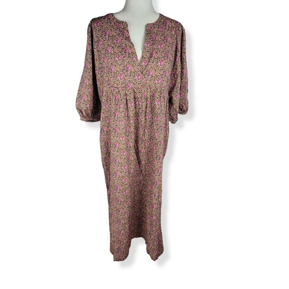 Universal Thread Dresses & Skirts - Universal Thread Pink Floral Baloon sleeve Dress Medium